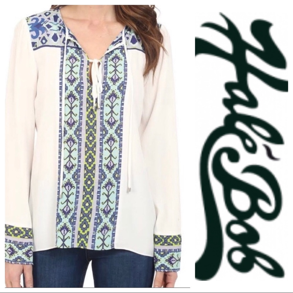 😎 Hale Bob Peasant Gauze Tunic - New/Never Worn